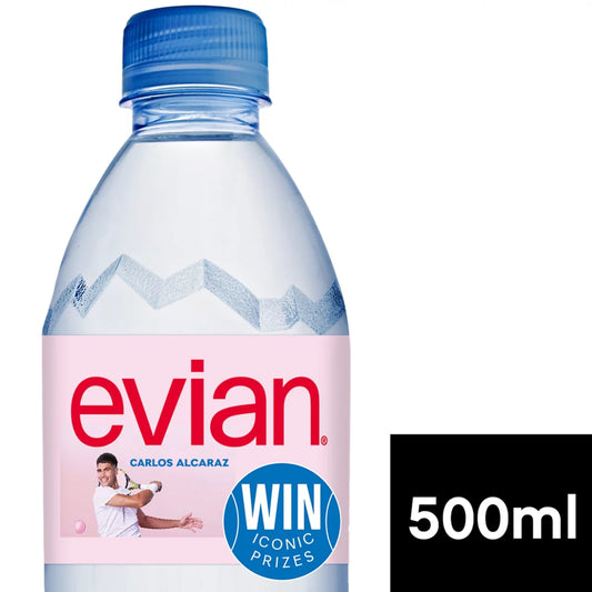 Evian Natural Bottled Mineral Still Water 500ml — image 1