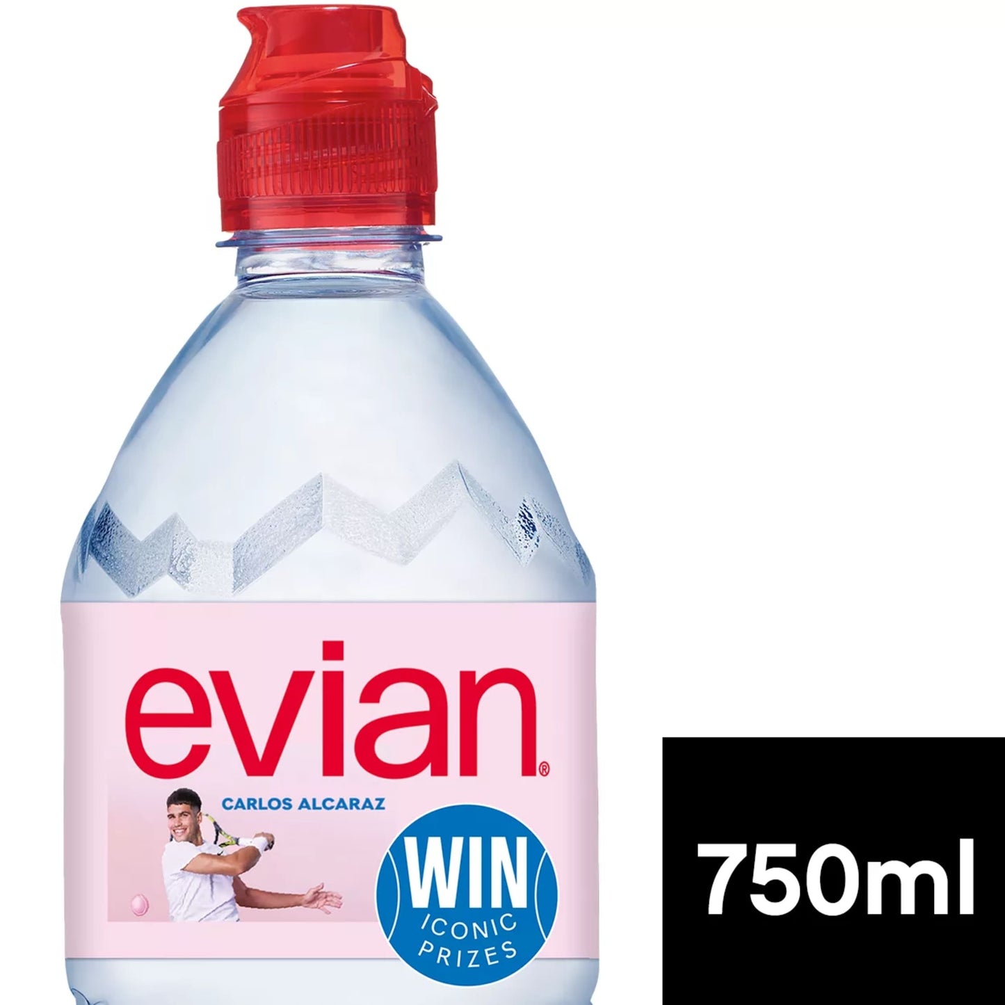 Evian Natural Bottled Mineral Still Water 750ml — image 1