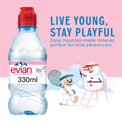 Evian Natural Mineral water 12x330ml — image 2