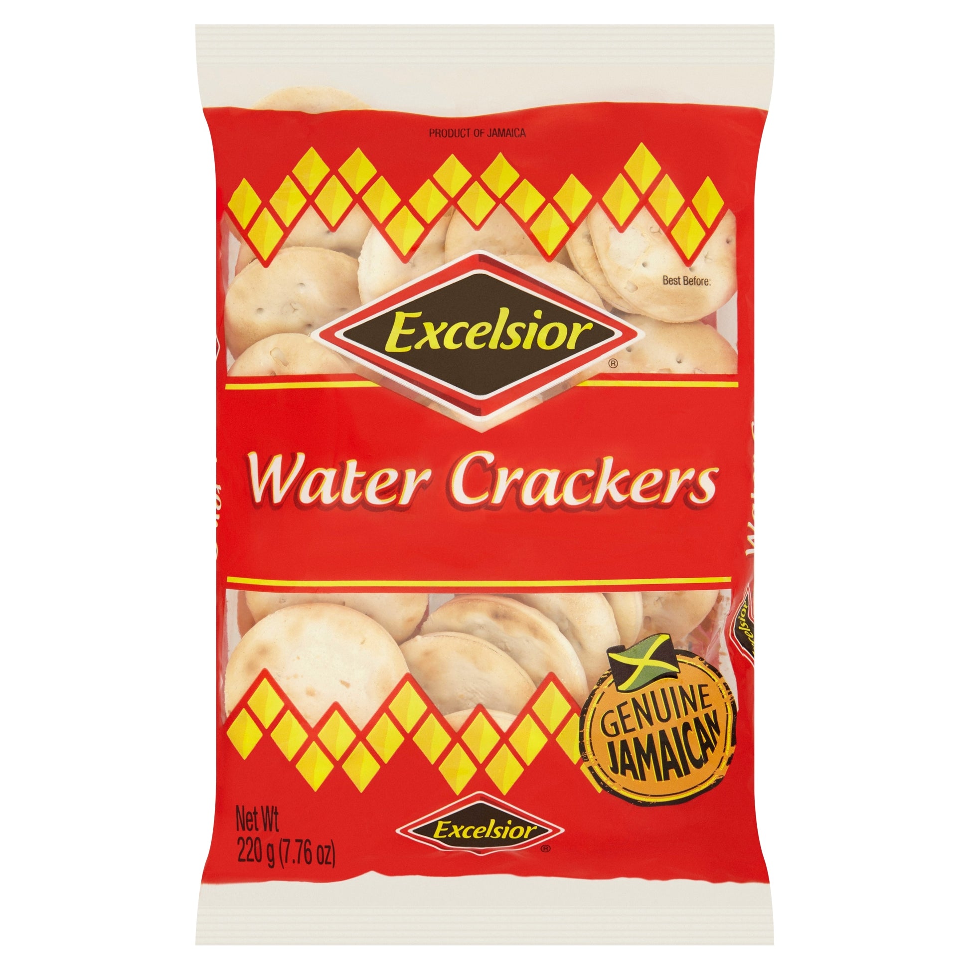 Excelsior Jamaican Water Crackers 220G — image 1