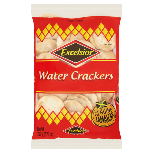 Excelsior Jamaican Water Crackers 220G — image 1