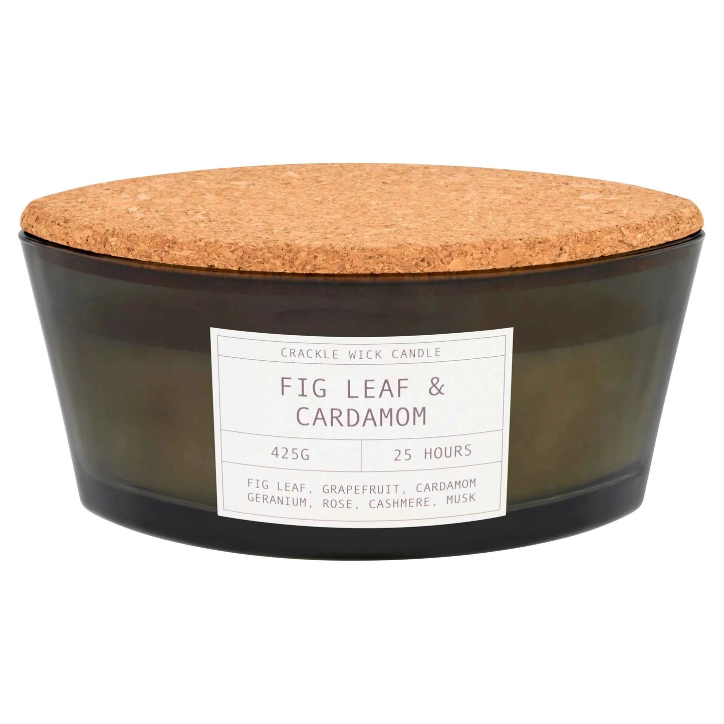 F&F HOME Crackle Fig Leaf And Cardamom Candle