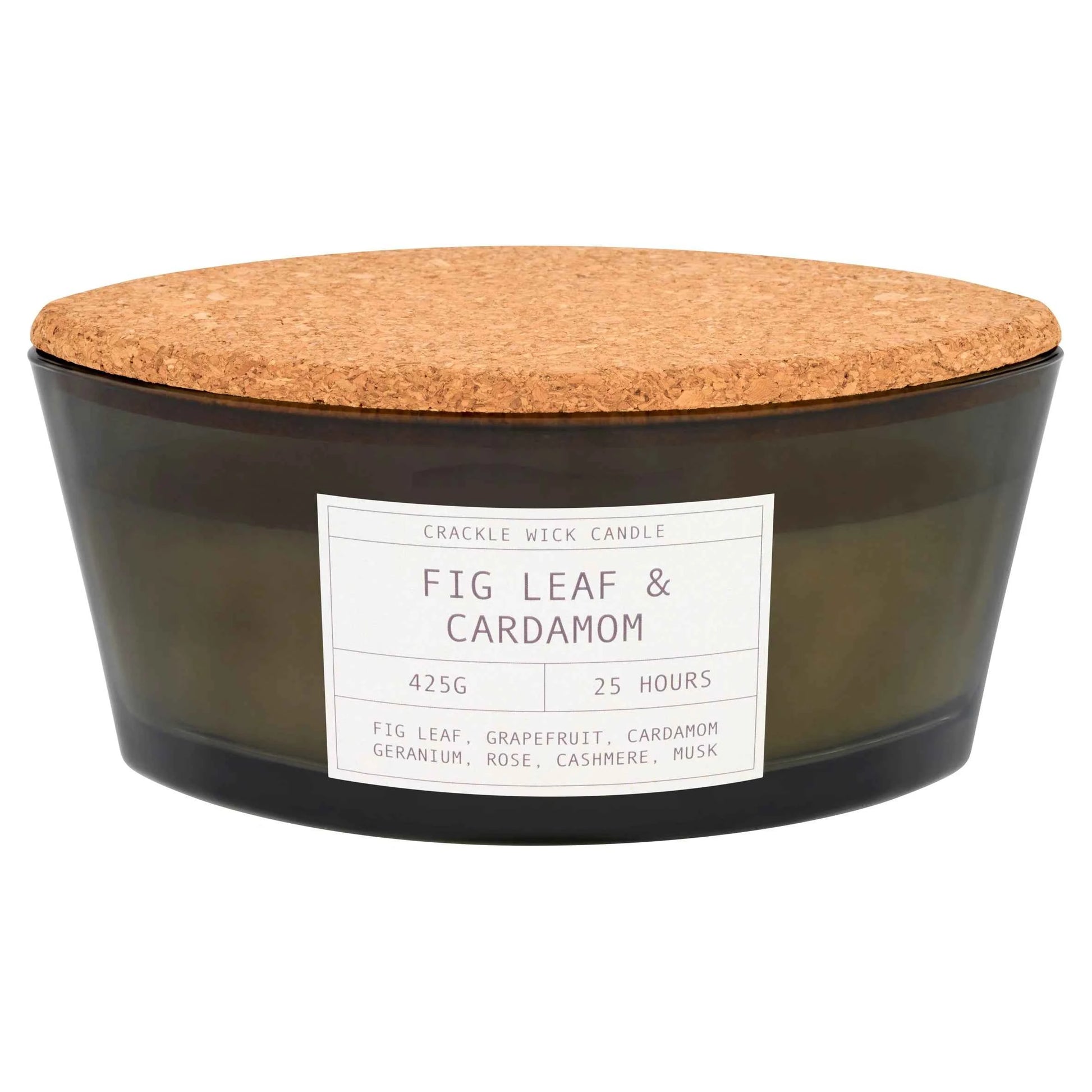 F&F HOME Crackle Fig Leaf And Cardamom Candle
