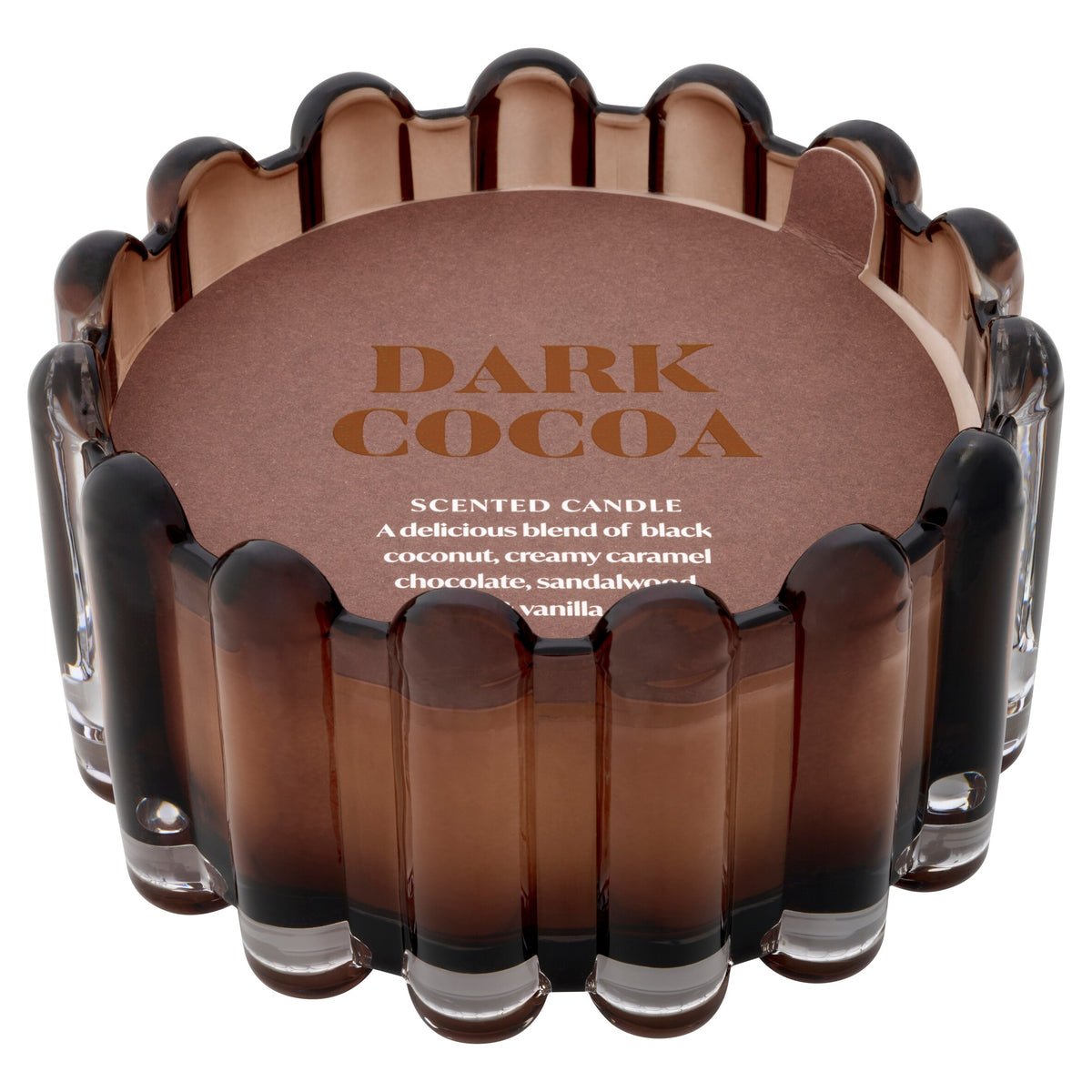 F&F Home Dramatique Dark Cocoa Large Candle 380g — image 1