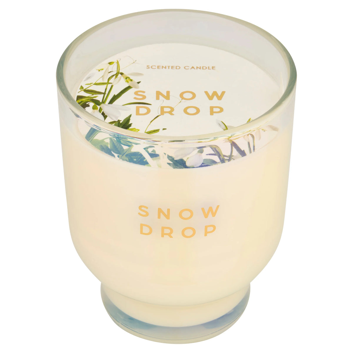 F&F Home Floral Bouquet Large Candle Snowdrop 440g — image 1