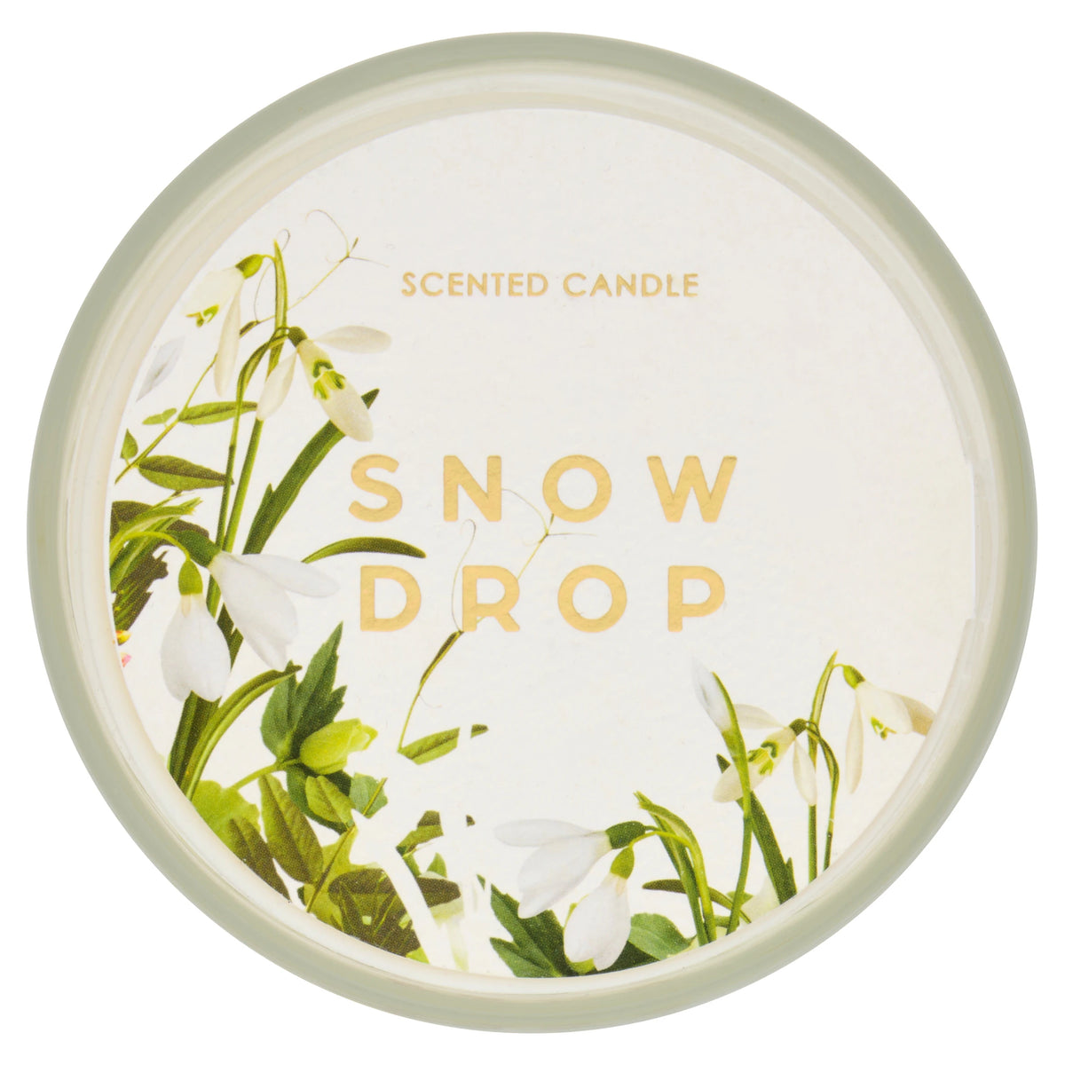 F&F Home Floral Bouquet Large Candle Snowdrop 440g — image 3