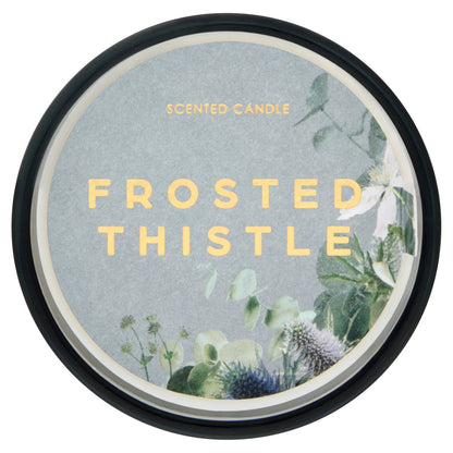 F&F Home Floral Bouquet Small Candle Frosted Thistle 155g — image 3