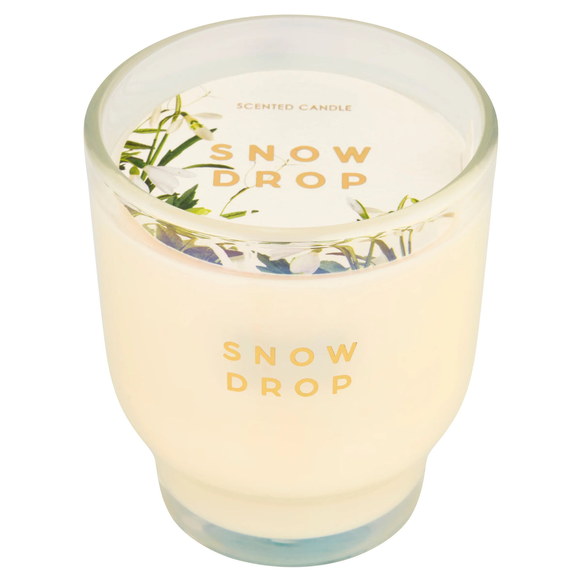 F&F Home Floral Bouquet Small Candle Snowdrop 155g — image 1