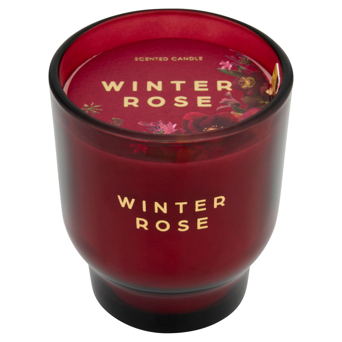 F&F Home Floral Bouquet Small Candle Winter Rose 155g — image 1