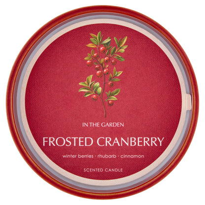 F&F Home In the Garden Frosted Cranberry Large Candle 600g — image 3
