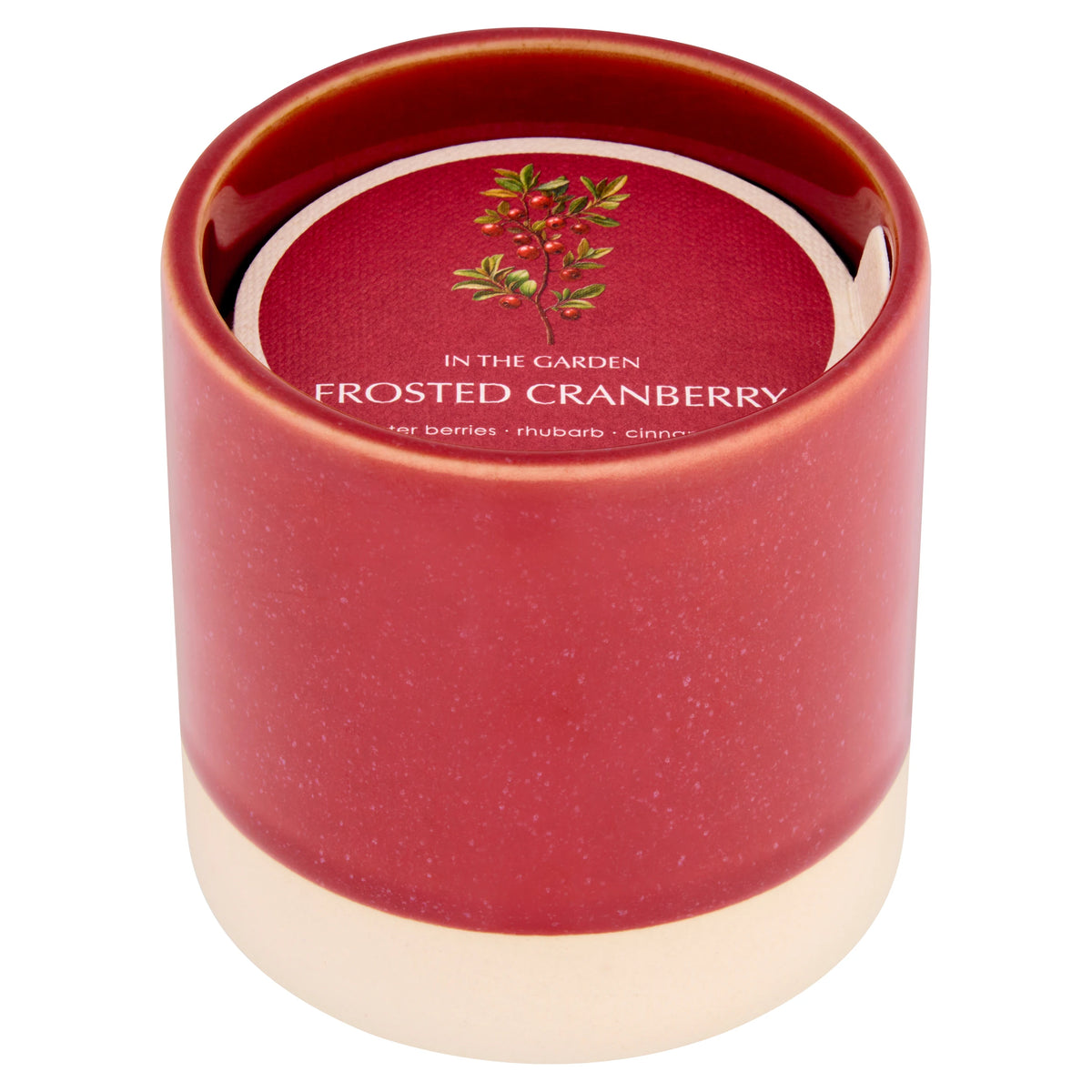 F&F Home In the Garden Frosted Cranberry Small Candle 110g — image 1