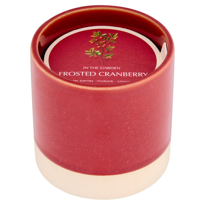 F&F Home In the Garden Frosted Cranberry Small Candle 110g — image 1