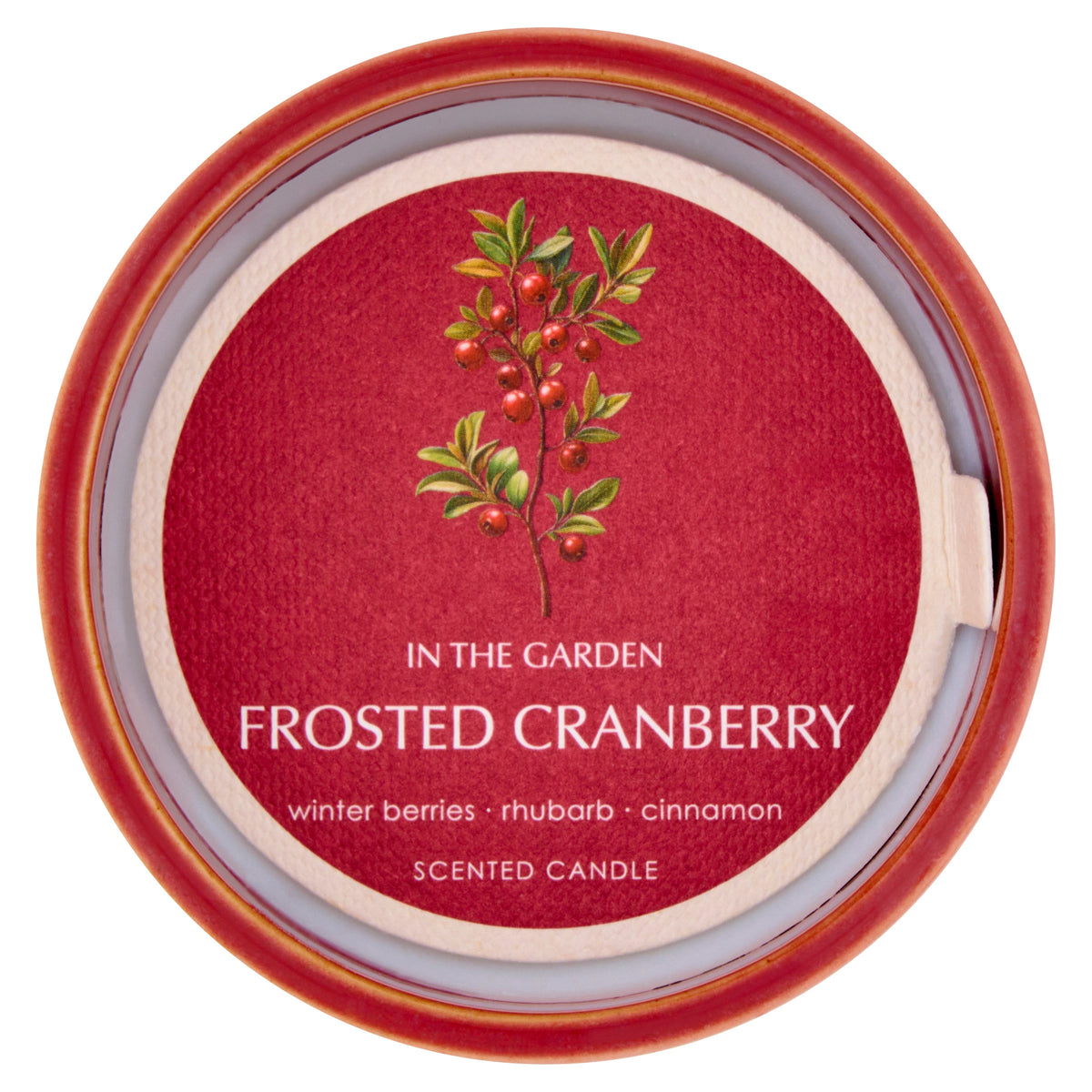 F&F Home In the Garden Frosted Cranberry Small Candle 110g — image 3