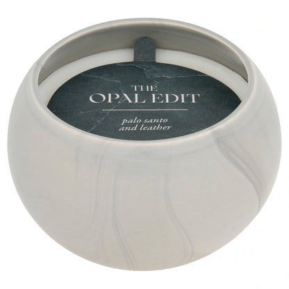 F&F Home Opal Edit Black Leather Multi Wick Candle 350g — image 1