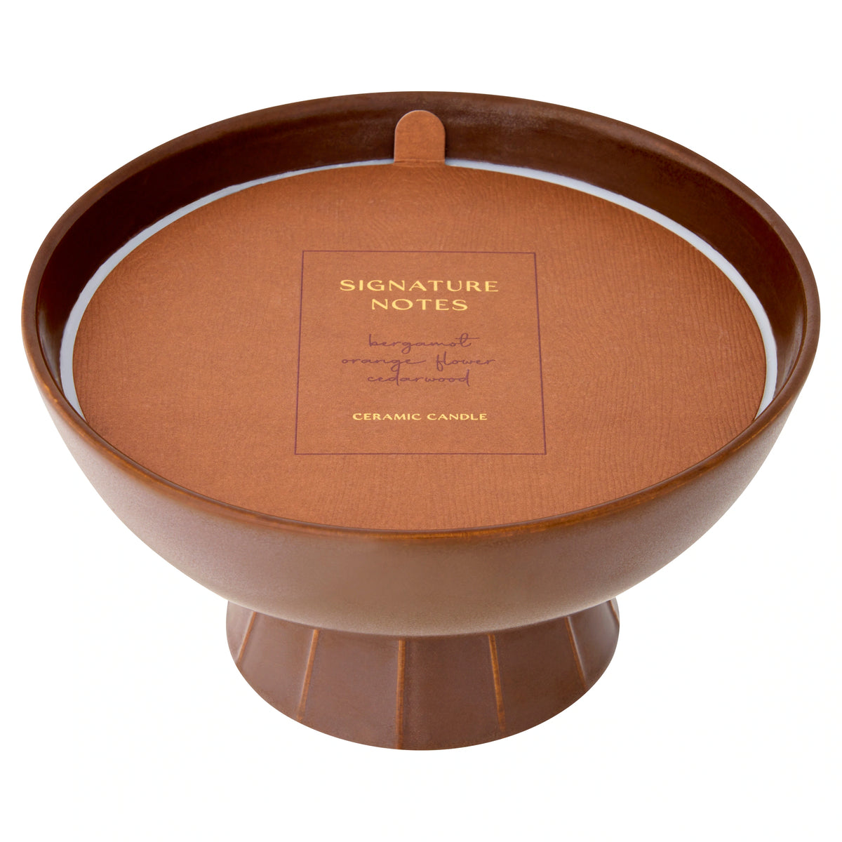 F&F Home Signature Notes Bergamot, Orange Flower & Cedarwood Multi-Wick Candle 370g — image 1
