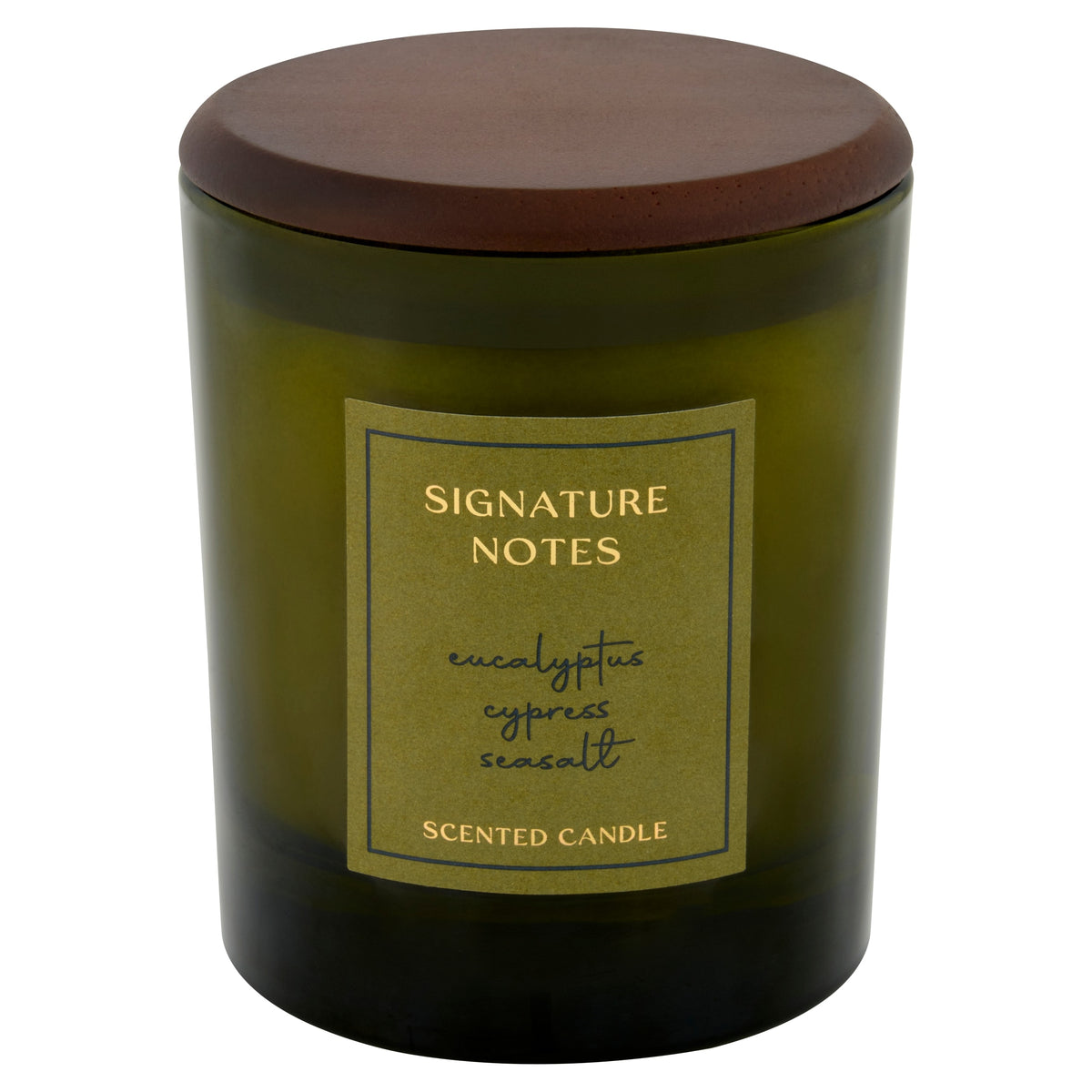 F&F Home Signature Notes Candle Eucalyptus, Cypress & Seasalt 200g — image 1