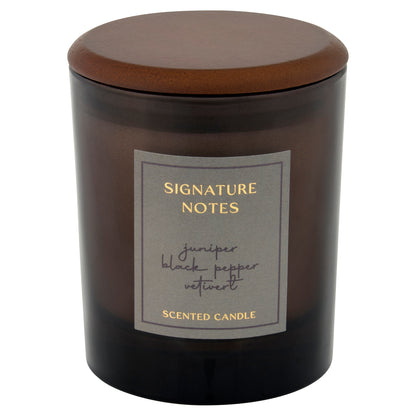 F&F Home Signature Notes Candle Juniper, Black Pepper & Vetivert 200g — image 1