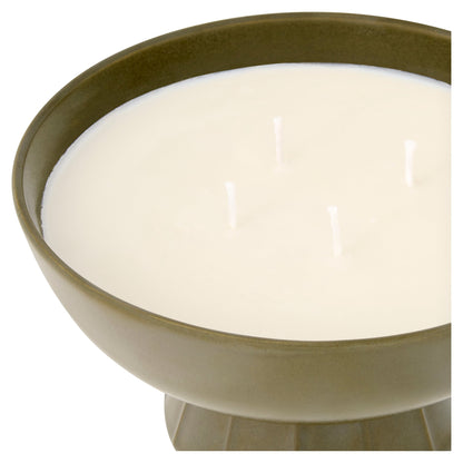 F&F Home Signature Notes Eucalyptus Multi-Wick Ceramic Candle 370g — image 2