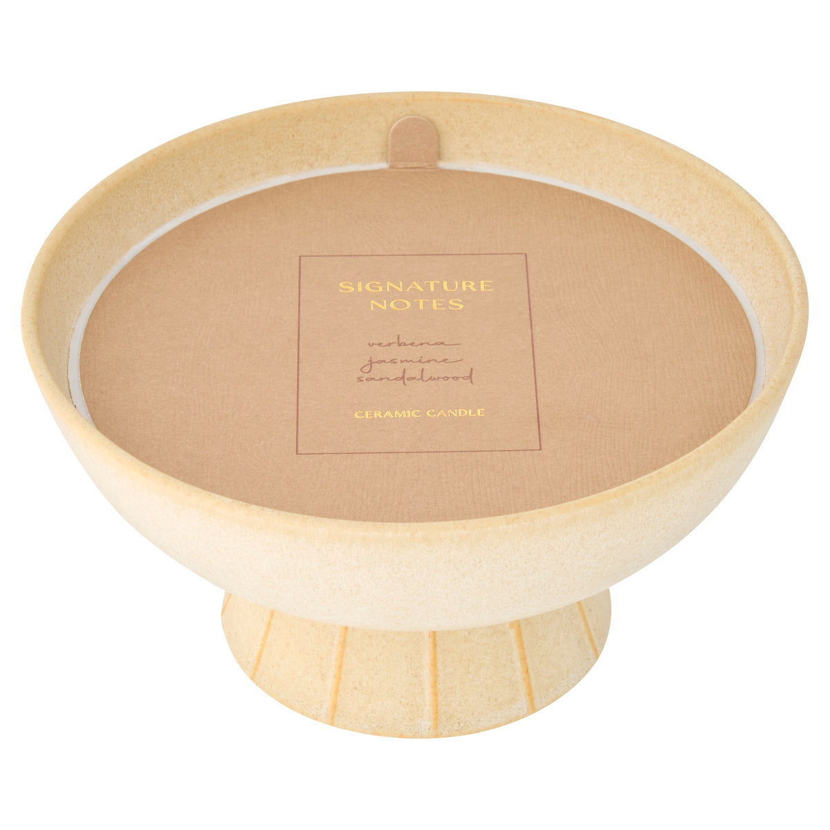 F&F Home Signature Notes Jasmine Multi-Wick Ceramic Candle 370g — image 1