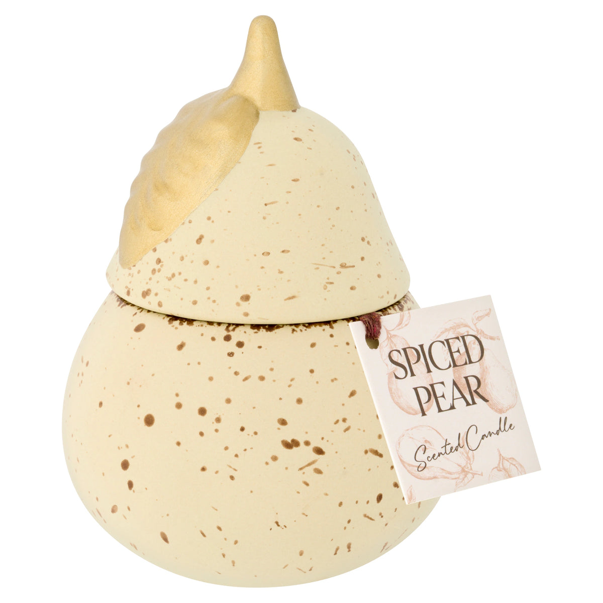 F&F Home Spiced Orchard Ceramic Pear Candle 135g — image 1