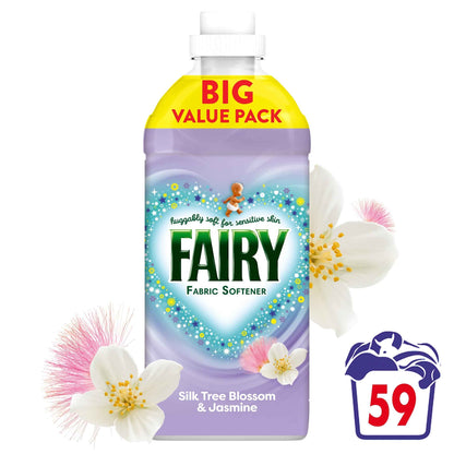 FAIRY Fabric Conditioner Silk Tree Blossom & Jasmine 59 Washes 1829ml