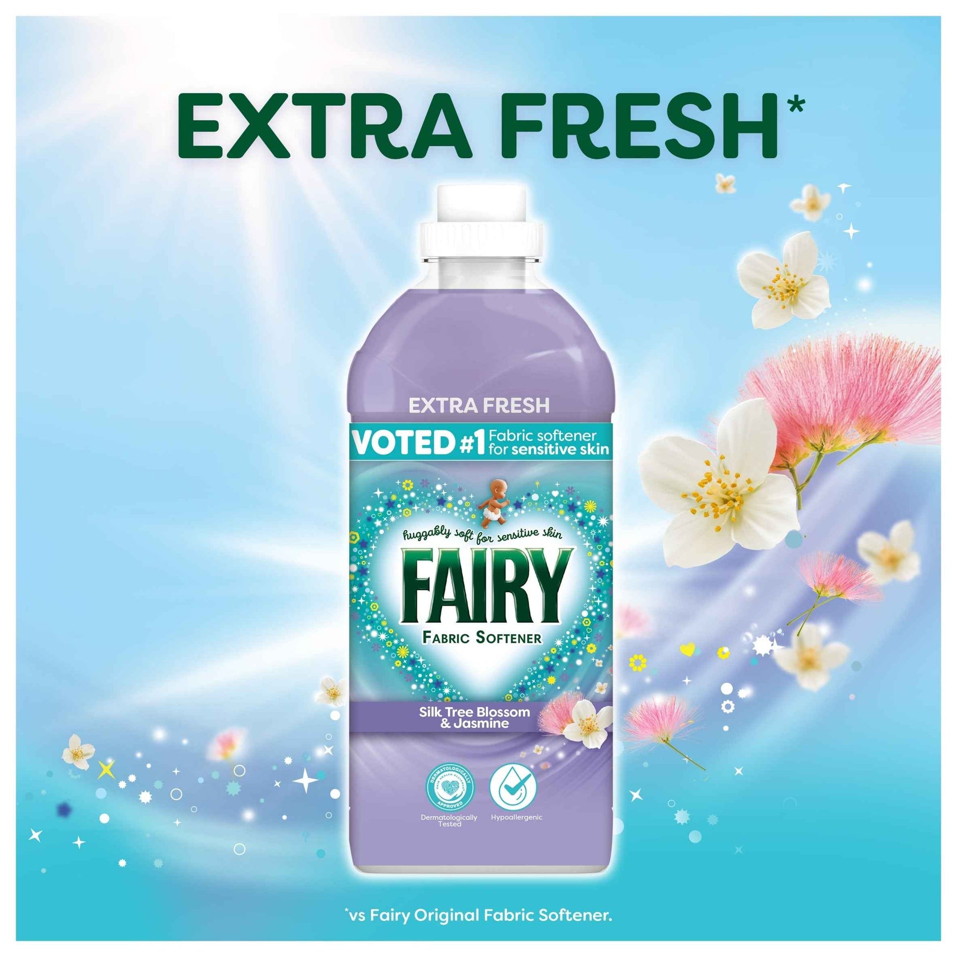FAIRY Fabric Conditioner Silk Tree Blossom & Jasmine 59 Washes 1829ml