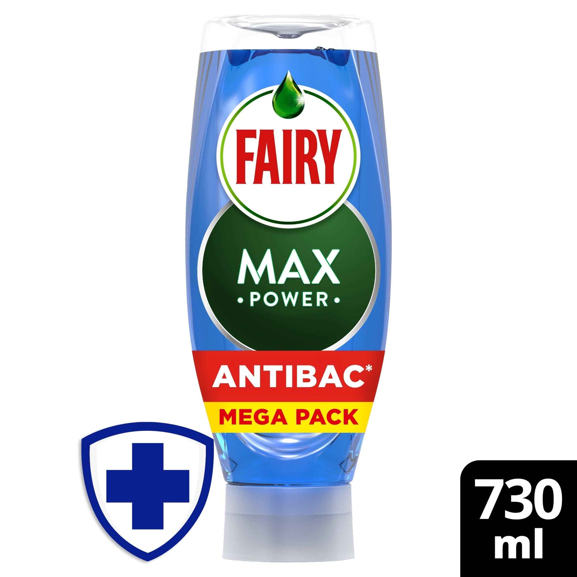 FAIRY Max Power Eucalyptus Anti-bacterial Washing Up Liquid 730ml