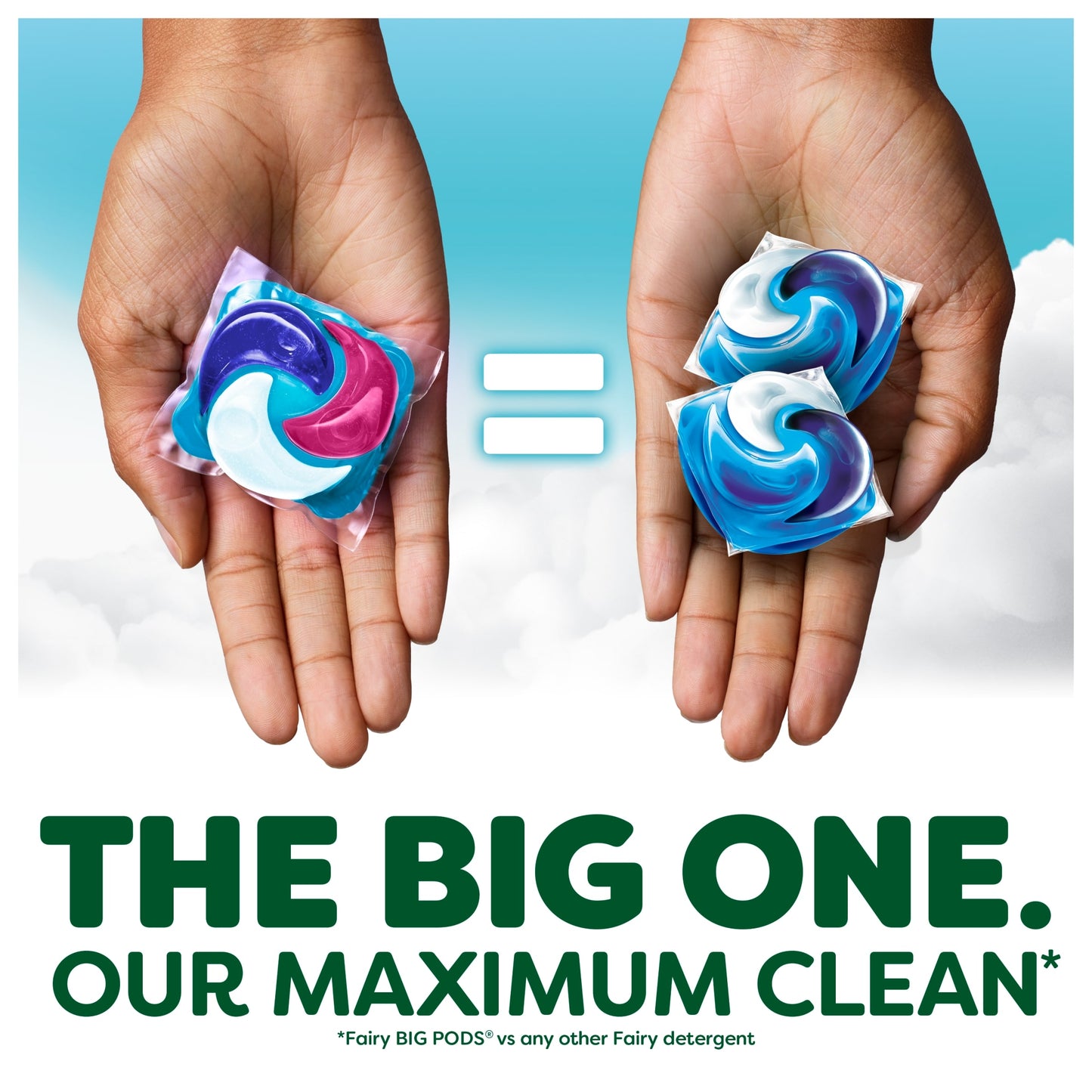 Fairy Non Bio The Big One Cherry Blossom & Nordic Cotton Washing Liquid Pods 29 Washes 1151.3g — image 5