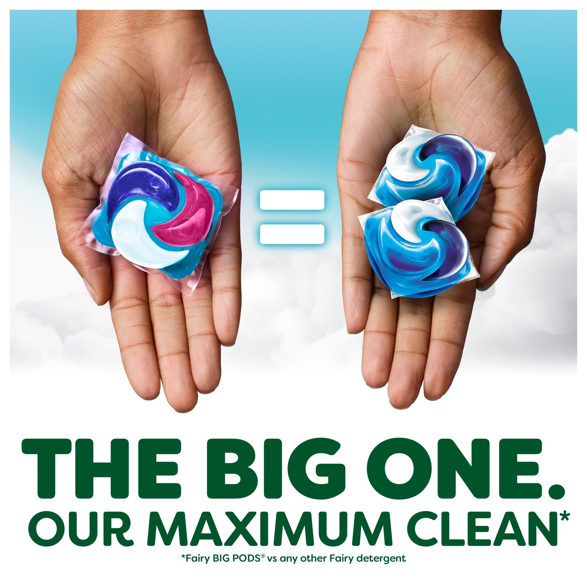 Fairy Non Bio The Big One Cherry Blossom & Nordic Cotton Washing Liquid Pods 29 Washes 1151.3g — image 5