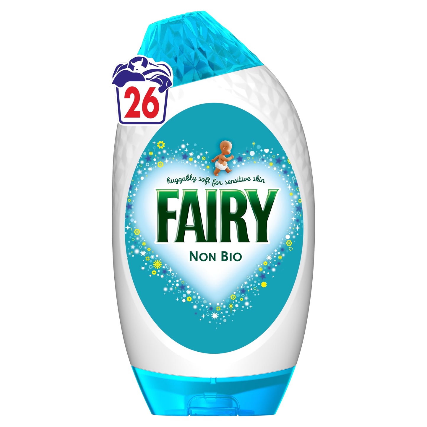 Fairy Non Bio Washing Liquid Gel 26 Washes 858ml — image 1