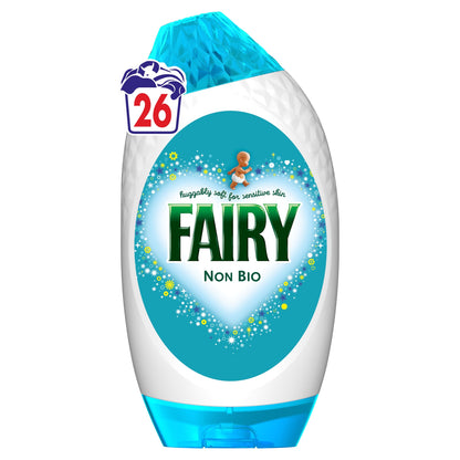 Fairy Non Bio Washing Liquid Gel 26 Washes 858ml — image 1
