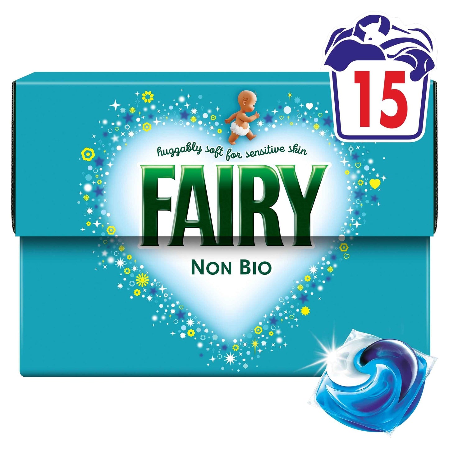 FAIRY Non Bio Washing Pods 15 Washes 309g