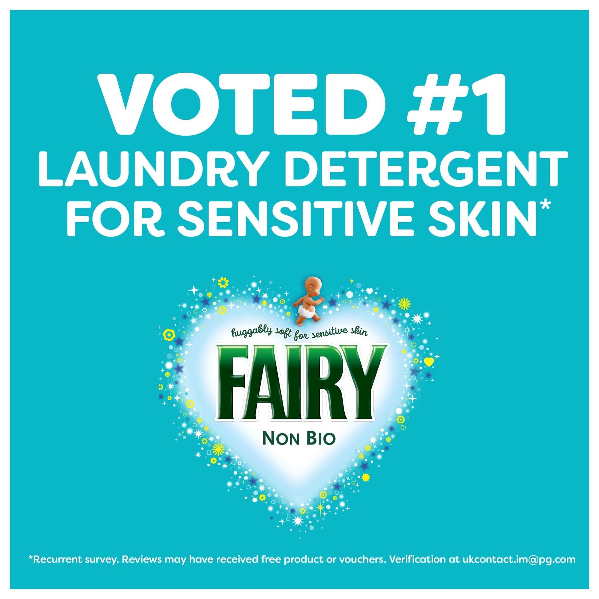 FAIRY Non Bio Washing Powder 65 Washes 3250g