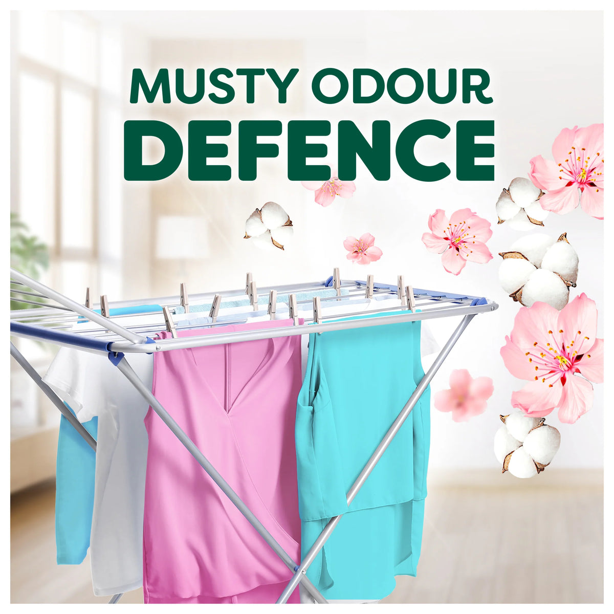 Fairy Outdoorable Fabric Conditioner Cherry Blossom & Nordic Cotton 105 Washes 1.47L — image 4