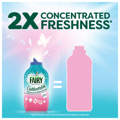 Fairy Outdoorable Fabric Conditioner Cherry Blossom & Nordic Cotton 105 Washes 1.47L — image 5