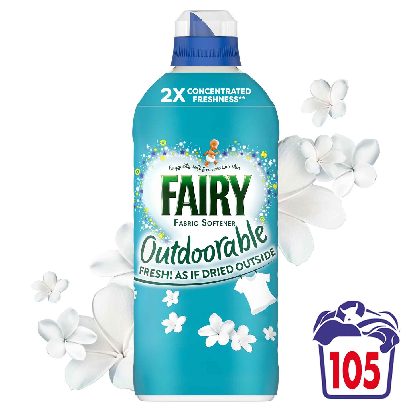 FAIRY Outdoorable Fabric Softener 105 Washes 1.47l