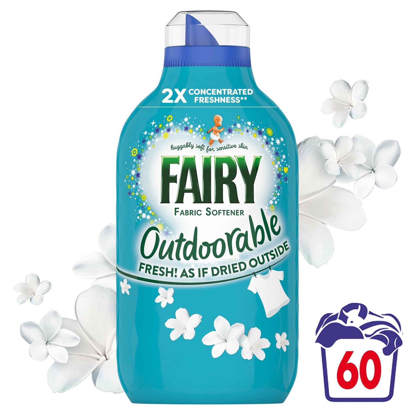 FAIRY Outdoorable Fabric Softener 60 Washes 840ml