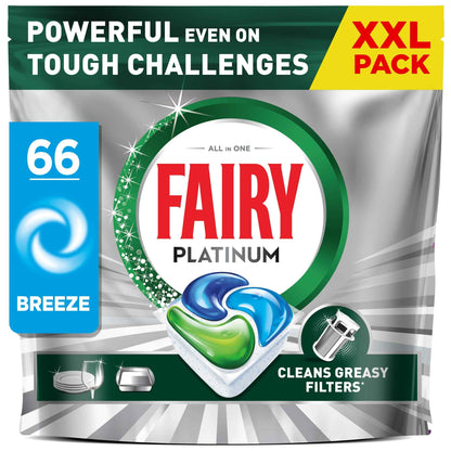 FAIRY Platinum All In One Xxl Pack Original Breeze 66 Dishwasher