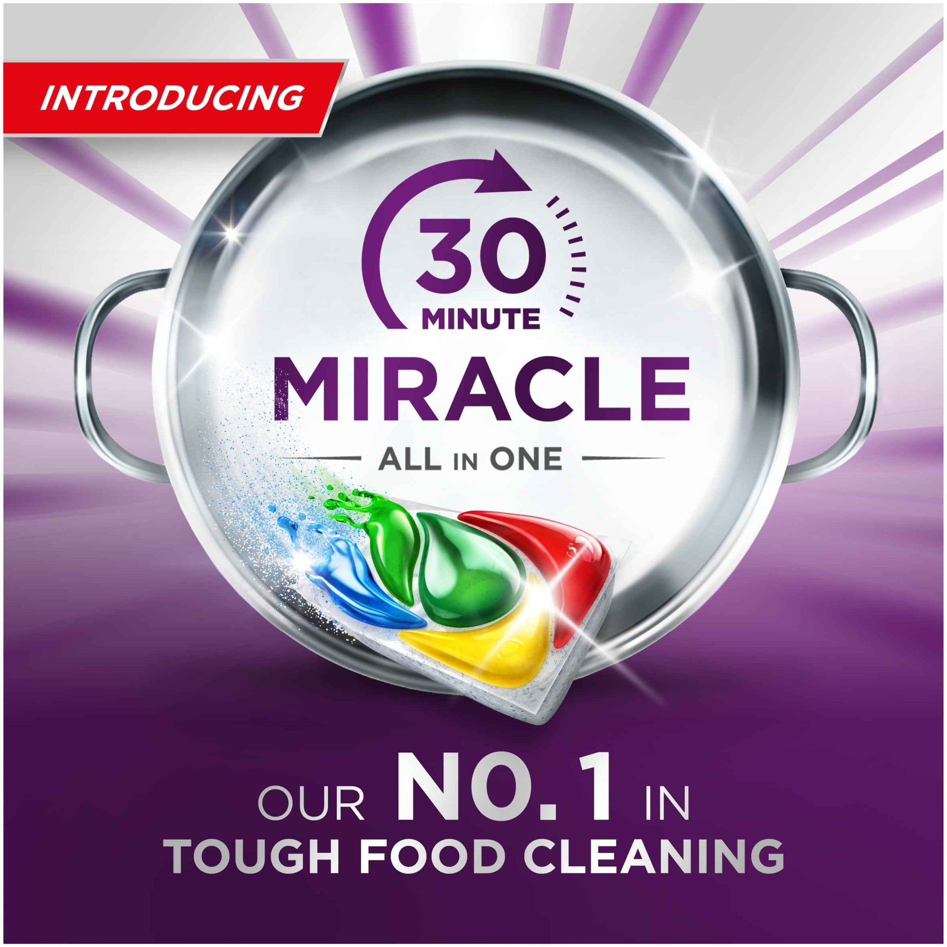 FAIRY Platinum Plus 30 Minute Miracle Lemon 45 Dishwasher Tablets 741g