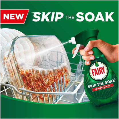 FAIRY Skip The Soak Power Spray And Refill Lemon 2x500ml
