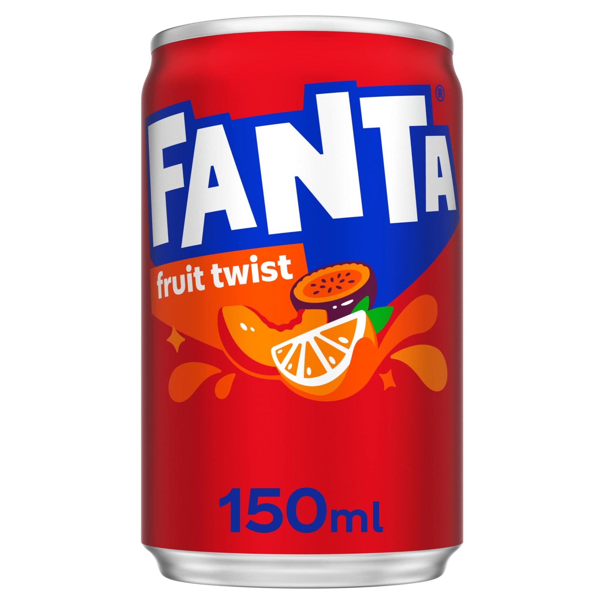 Fanta Fruit Twist Soft Drink Can 150 mL — image 1