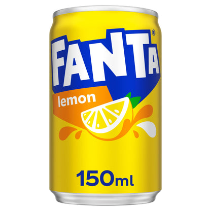 Fanta Lemon Soft Drink Can 150 mL — image 1
