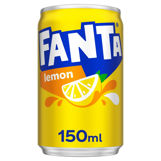 Fanta Lemon Soft Drink Can 150 mL — image 1