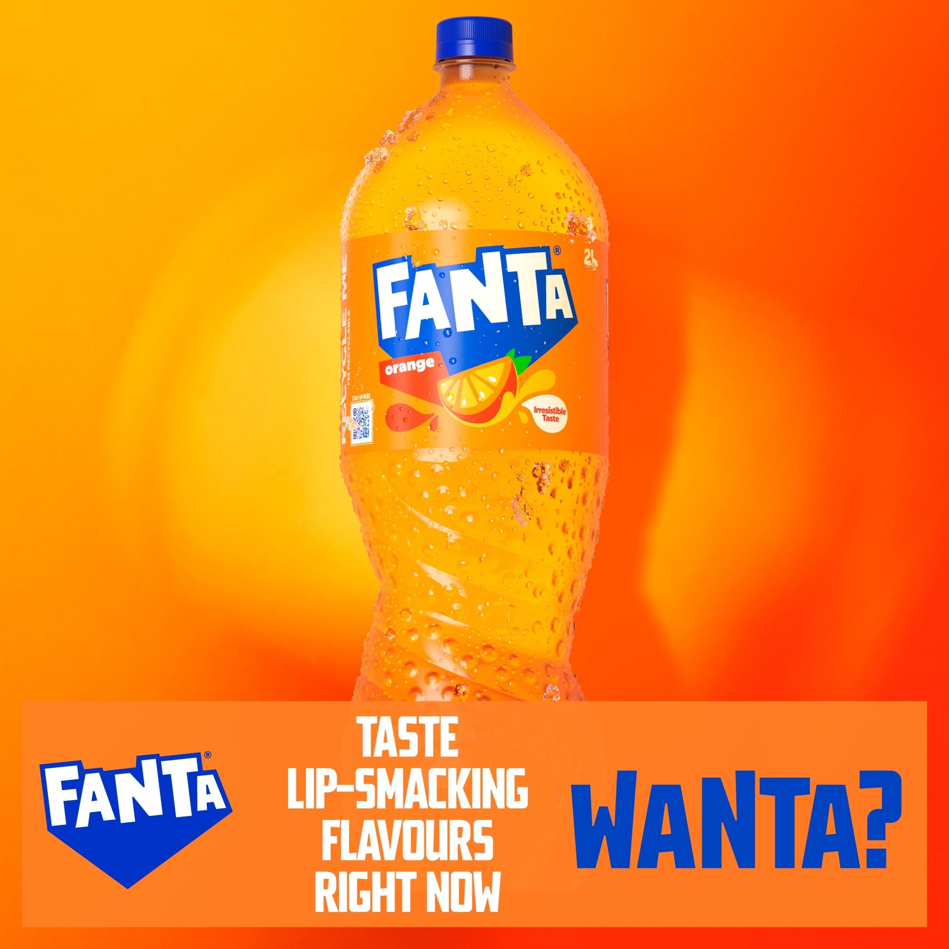 Fanta Orange Soft Drink Bottle 2L — image 2