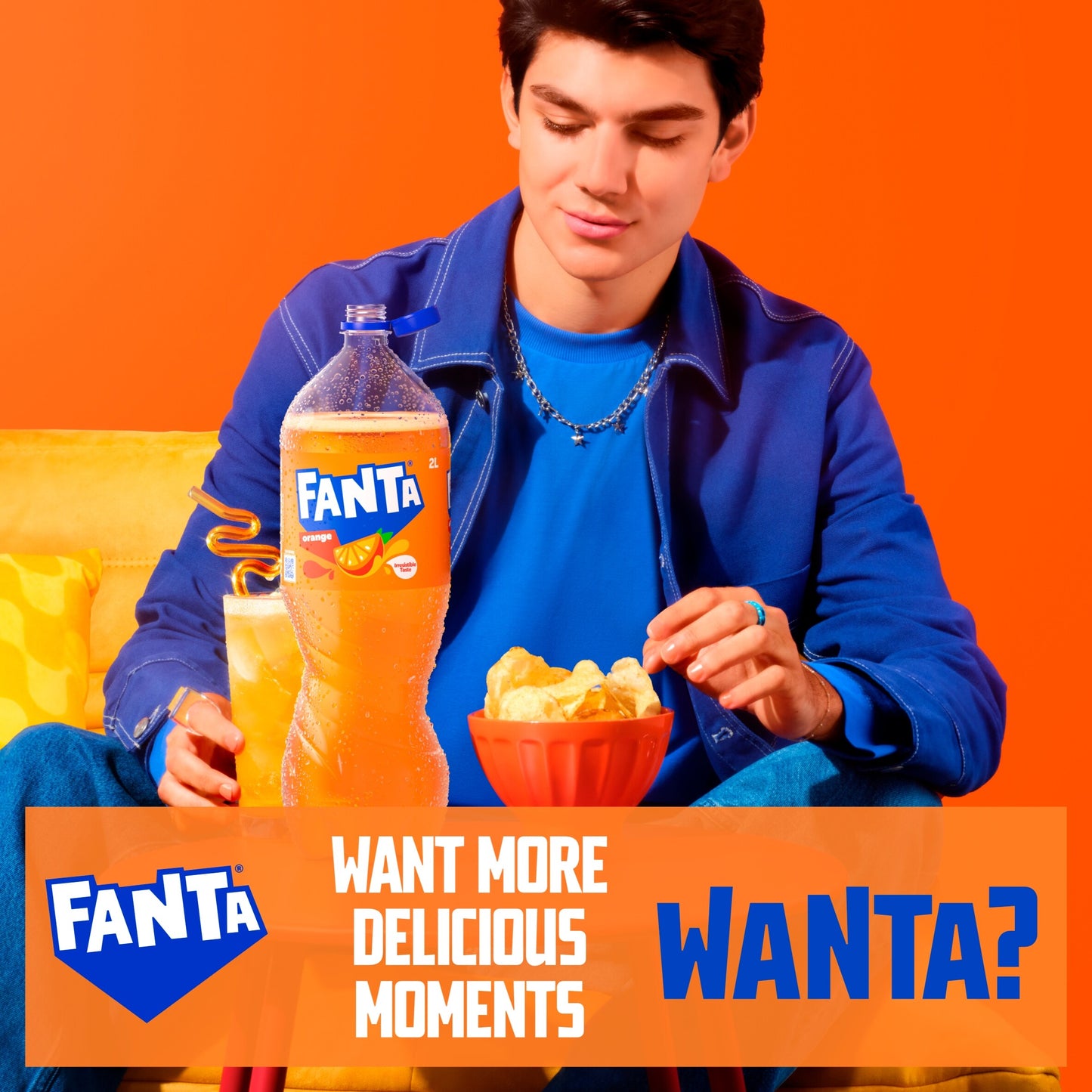 Fanta Orange Soft Drink Bottle 2L — image 4