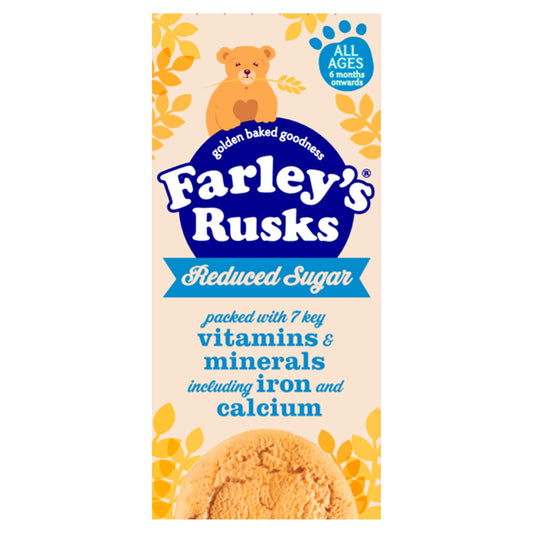 Farley's Reduced Sugar Rusks Baby Food Snack 150g — image 1