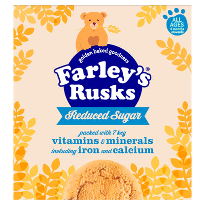 Farleys Rusks Reduced Sugar Baby Food Snack 300g — image 1