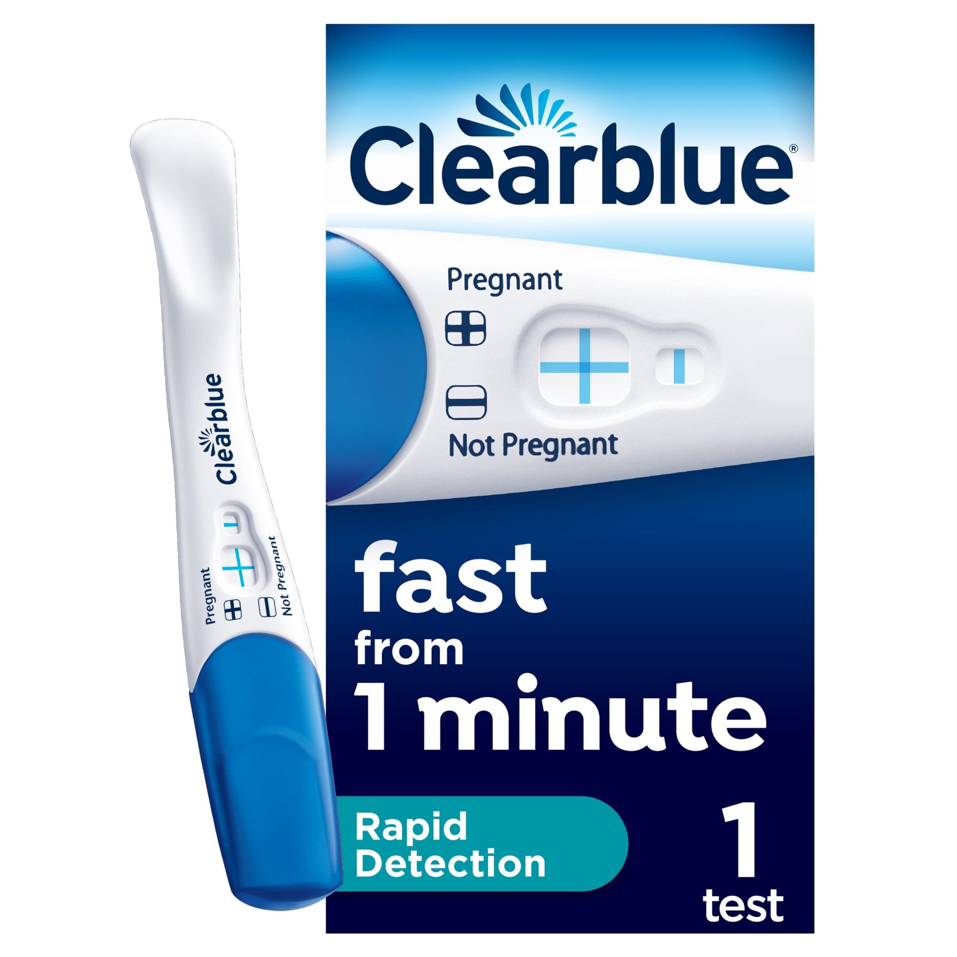 Fast Clearblue Plus Visual Pregnancy Test 1Ct — image 1