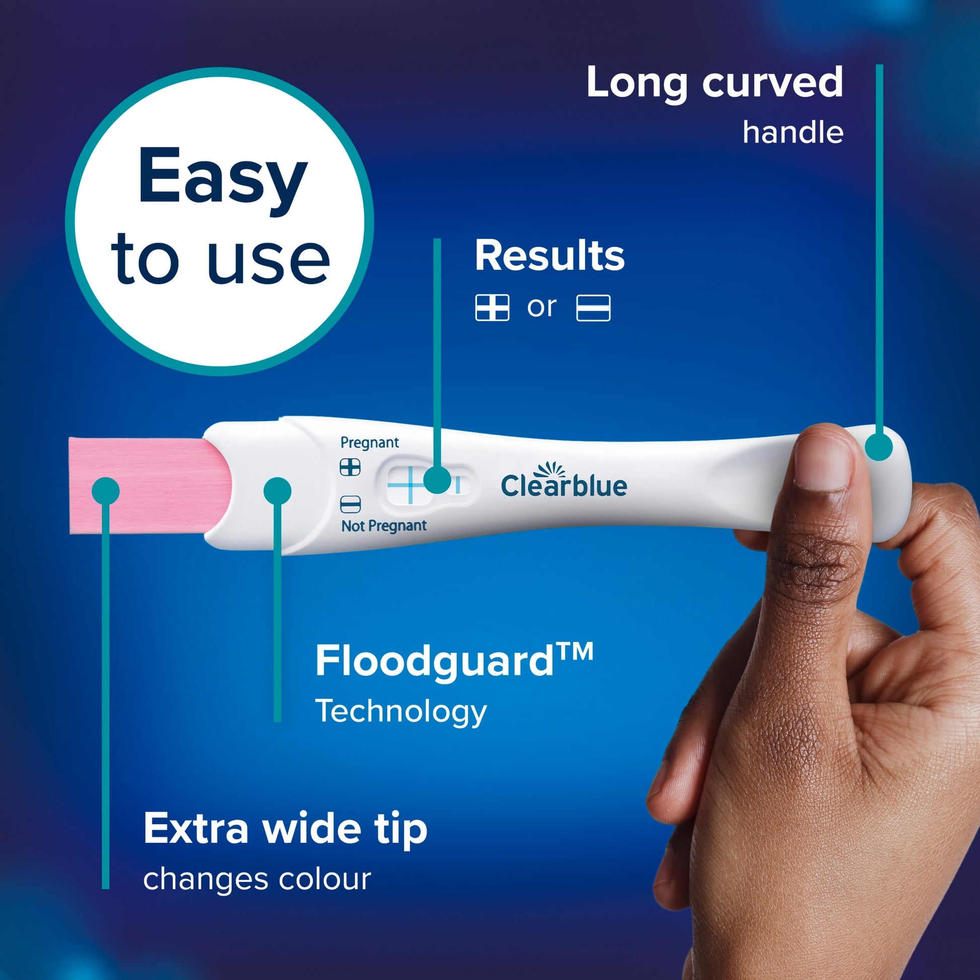 Fast Clearblue Plus Visual Pregnancy Test 1Ct — image 4
