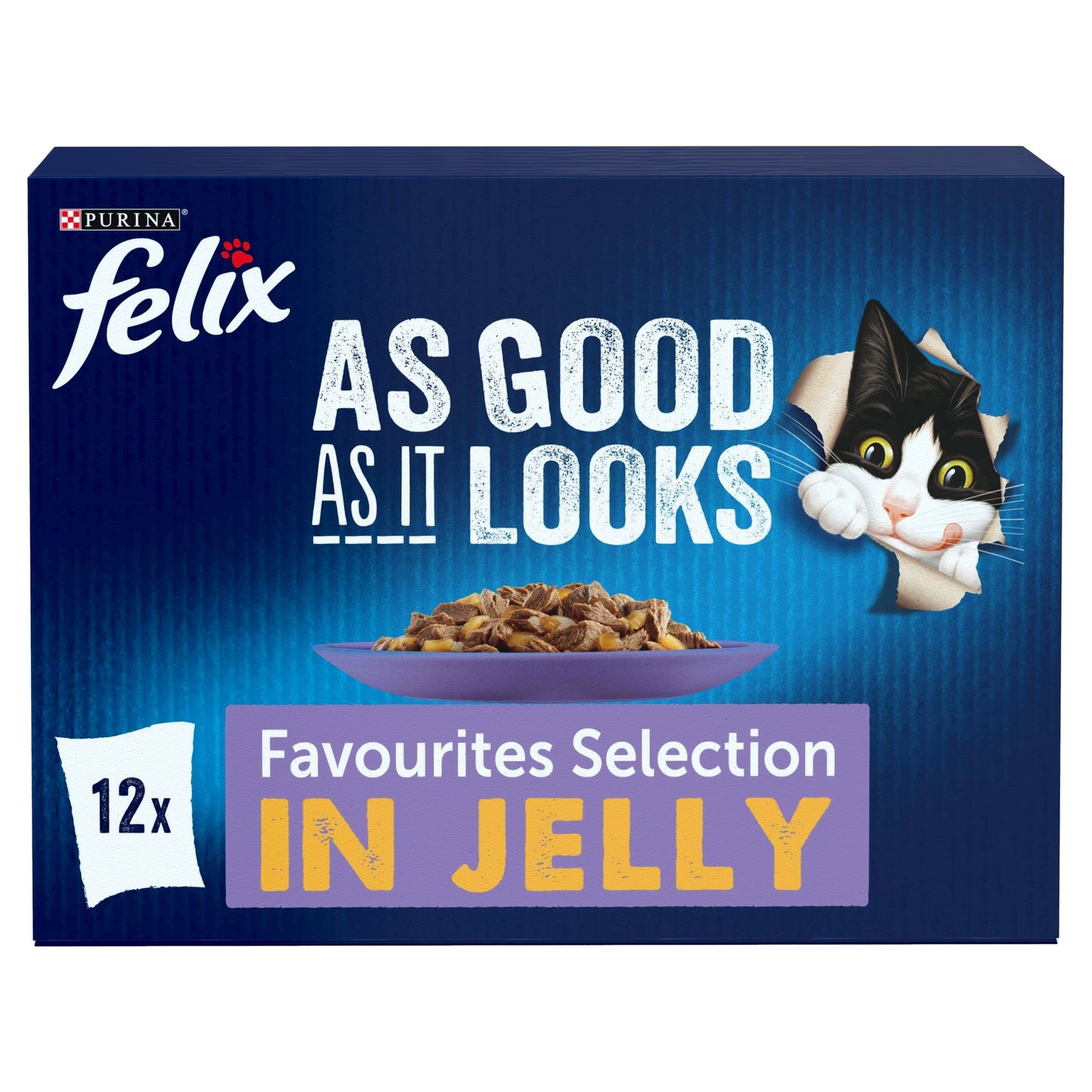 Felix As Good As it Looks Favourites Selection Wet Cat Food 12x85g — image 1